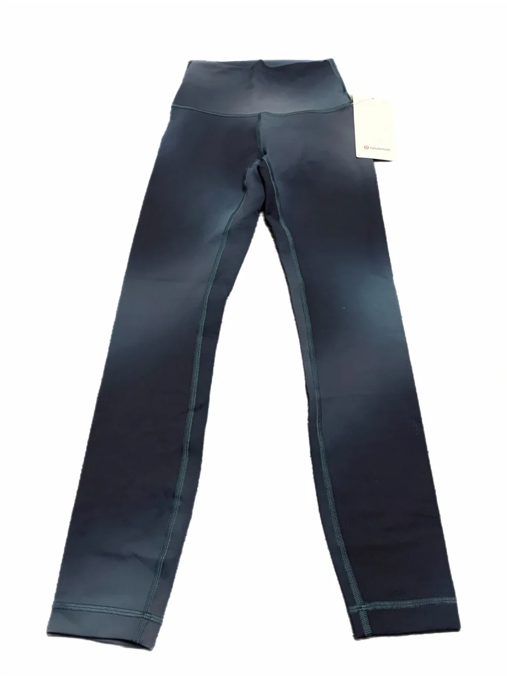 NWT Lululemon Wunder Train High-Rise Tight 25” (Midnight Haze Black Multi)Size 2